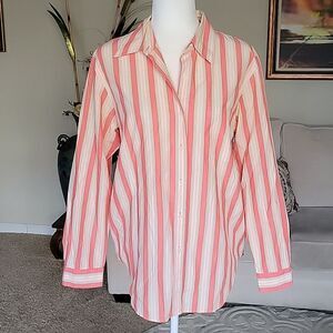 Coldwater Creek Women's Striped Blouse/Shirt Size XL